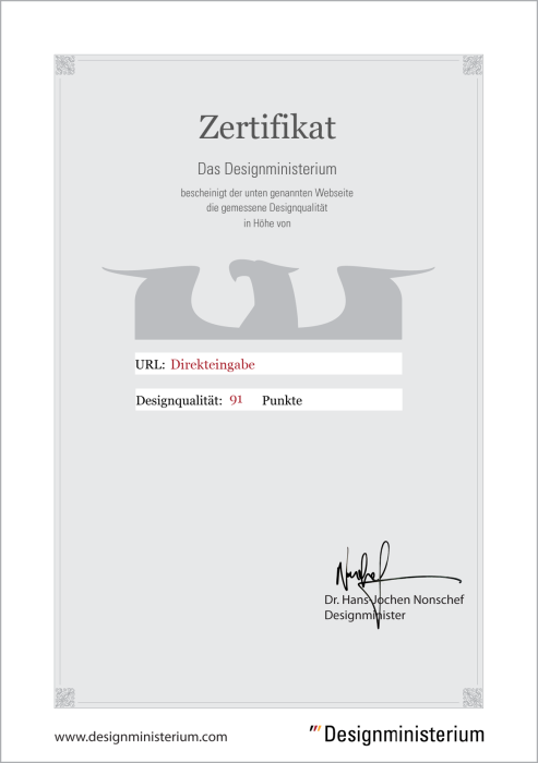 Zertifikat